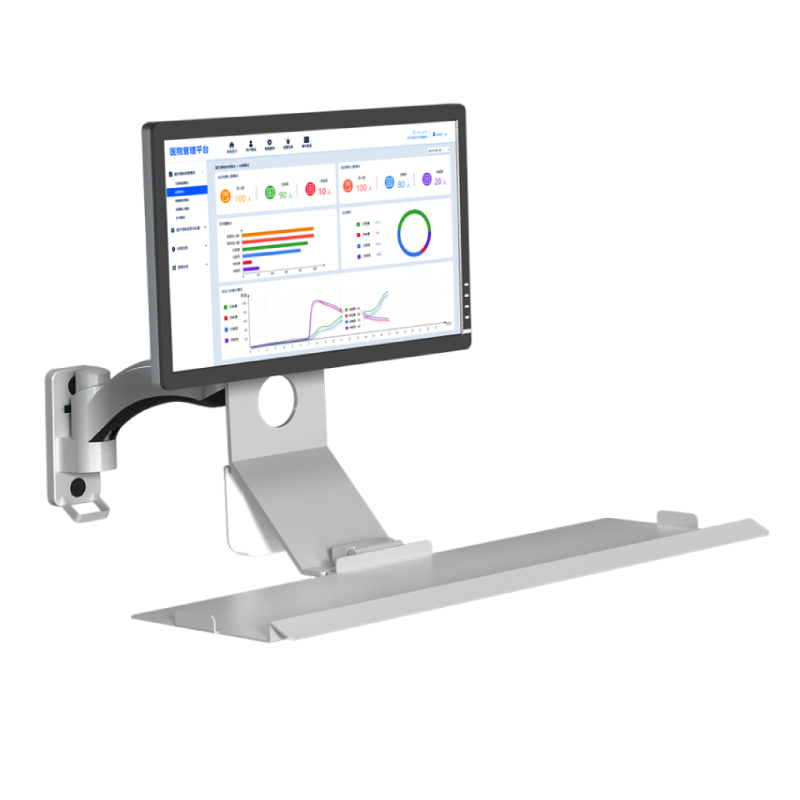 All-aluminum single-section arm mount