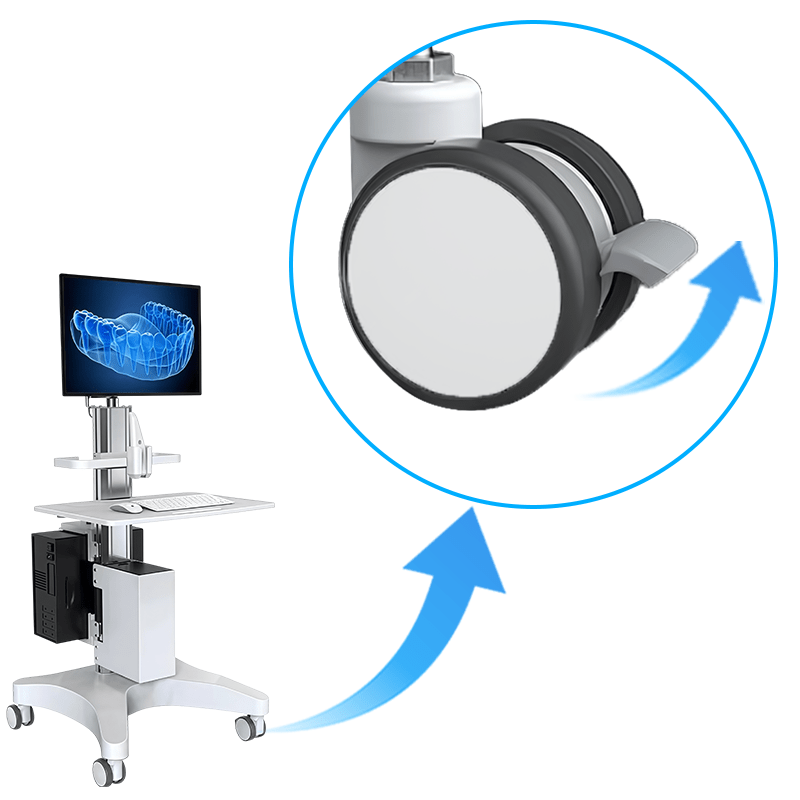 360° Swivel Casters